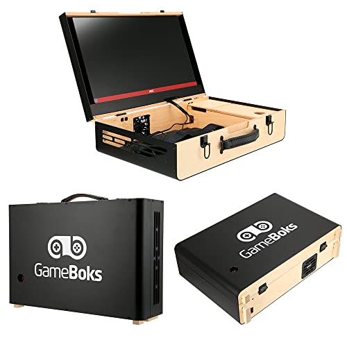 GameBoks II, futrola za igre, ekran sa 1ms response Build - in, odvojiva kolica, integrisani ventilator, kompatibilan sa najnovijim konzolama