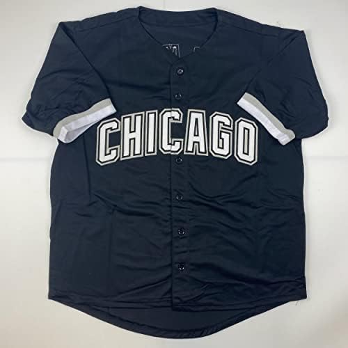 Autografirano / potpisano Carson Fulmer Chicago Black Baseball Jersey JSA COA