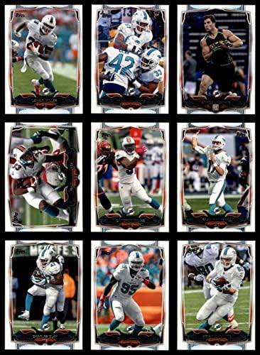 2014. Topps Miami Delphins Gotovo kompletan timski set Miami Dolphins NM / MT delfini