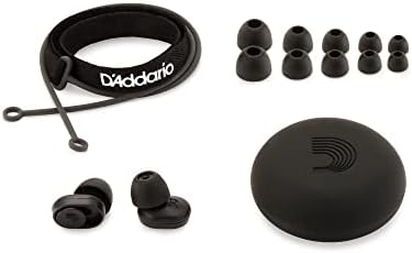 D'addario dBud čepići za uši visoke vjernosti sa dvije postavke glasnoće -12 dB i -24 dB - bez baterija ili punjenja - koncertni čepići za uši - čepići za smanjenje buke za muzičare, koncerte, festivale, poklone