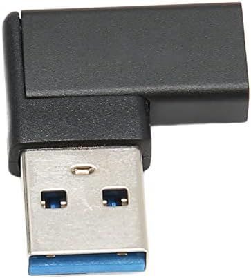 Jopwkuin desni ugao USB do USB C adaptera, priključak mali 90 stepeni USB3.0 A do USB C adapter crni utikač i reprodukcija za prijenosna