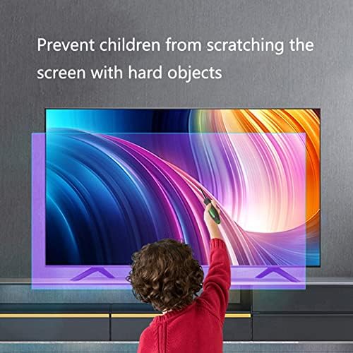 CARWERL Zaštita ekrana protiv odsjaja za 32-75-inčne TV kompjuterske monitore Filter ekrana protiv plavog svjetla ublaži zamor očiju,