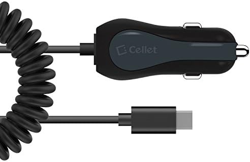 Cellet high Powered 3 Amp Type-C USB Car Charger sa dodatnim USB portom & amp; Type-C kabl kompatibilan za Apple iPad Pro 11-inčni,