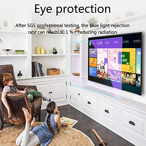 Aizyr 32-75inch mat zaštita TV ekrana protiv odsjaja-Film protiv plavog svjetla čini svjetlo mekom ublažavanjem naprezanja očiju LCD