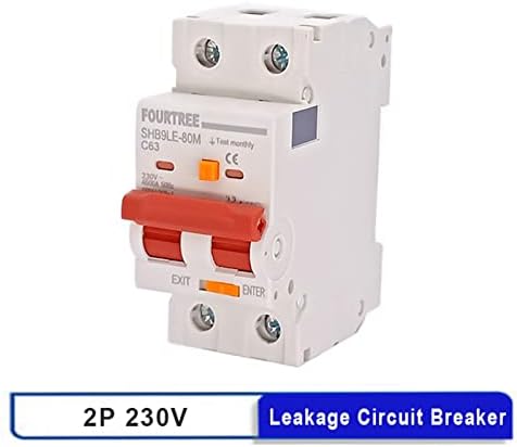 NIBYQ NOVO TIP 1P + N 230V prekidač za curenje sa preostalim strujom prekidača sa strujom i zaštitom od curenja RCBO MCB 30MA 10-63A