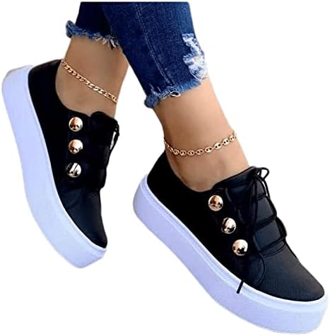 Lausiuoe Cipele za žene Tenisice Trendy Low Top platnene cipele za hodanje Ležerne prilike, Udobne cipele