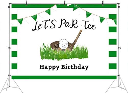 Toicuenicoa hajde Golf Tema Backdrop za rođendanske zabave Pozadina trave za fotografiju Sretan rođendan Party Sports Teme pozadine