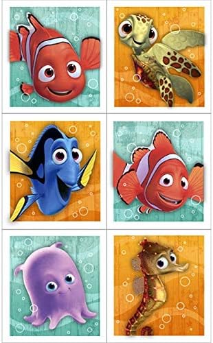 Pronalaženje Dory Nemo potrepštine za rođendanske zabave dekoracija favorizira Paket uključuje baner za Sretan rođendan, Poster za vrata, torbe za plijen, naljepnice, tetovaže