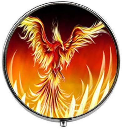 Fire Phoenix Photo Pill Box Candy Box