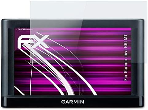 atFoliX zaštitni Film od plastičnog stakla kompatibilan sa Garmin nüvi 66lmt zaštitom stakla, 9h Hybrid-Glass FX staklenom zaštitom