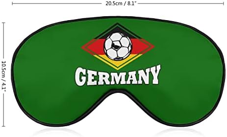 Njemačka Soccer Soccer Football Sleeping Mask Shade sa podesivom kaišem za povezivanje za prijevoz aviona