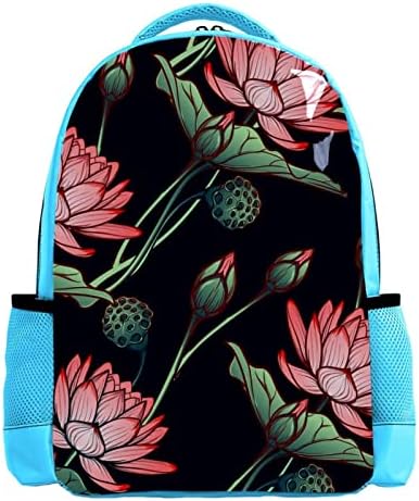 VBFOFBV ruksak za laptop, elegantan putni ruksak casual paketi za muškarce za muškarce, cvijet Vintage Pingur Lotus