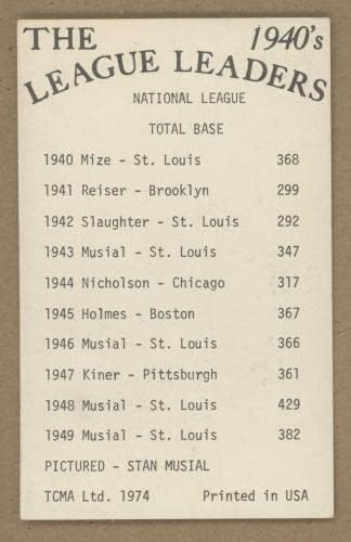 Stan Musial St. Louis Cardinals potpisali Vintage razglednicu Auto sa B & amp; e Hologram-MLB rez potpisa