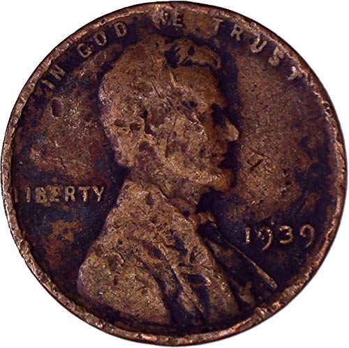1939 Lincoln pšenica cent 1c sajam