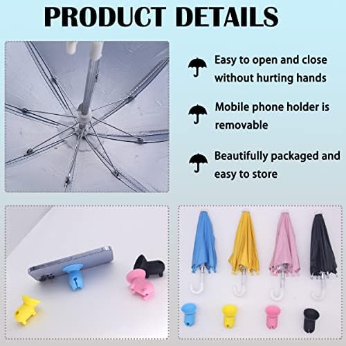 Axlorp telefonski kišobran za sunce - Kelni telefon Kišobran Sun Shade Shade Stilk za usisavanje, držač za mobilni telefon sa univerzalnim