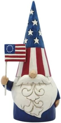 Enesco Jim Shore Heartwood Creek Patuljci Širom Svijeta Američka Patriotska Figurica, 5,5 Inča, Višebojna