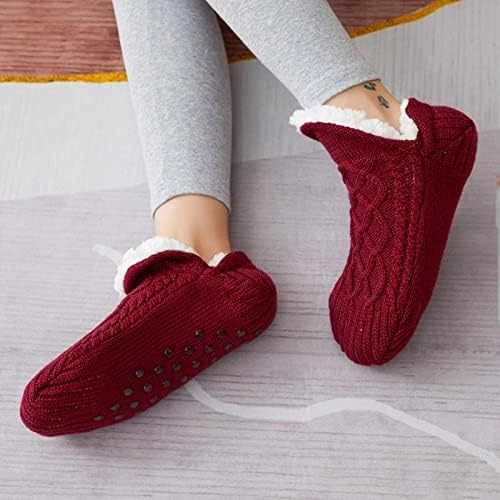Ženske čarape, super mekani mikrofiber ugodne čarape za spavanje Kućne zimske čarape sa svijetlim bojama