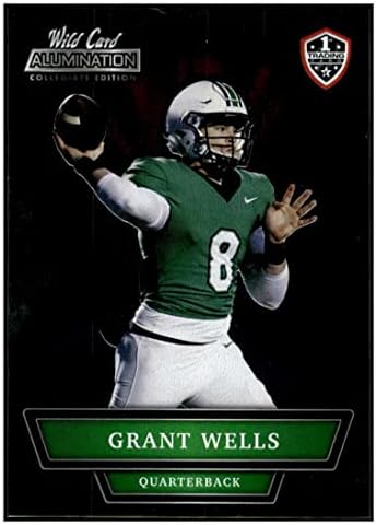 Grant Wells RC 2021 Aluminacija Wild Card Nil Rookie 28 Hokies NCAA NM + -MT + NFL Fudbal