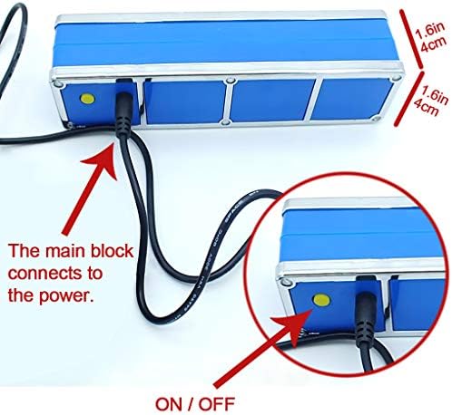 Bitopbi 7 kom Slaganje noćno svjetlo 3D slagalice igračka 7 boja Magic Blocks indukcija Interlocking LED novost stolna lampa rasvjeta