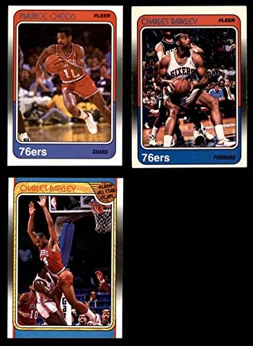 1988-89 Fleer Philadelphia 76ers Team set Philadelphia 76ers Nm / Mt 76ers