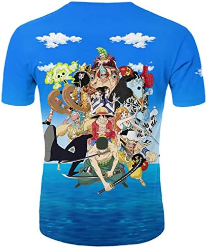 Yhpmqa One komad mladosti / odrasli anime košulja 3D prittented cosplay majica unisex novost kratki rukav