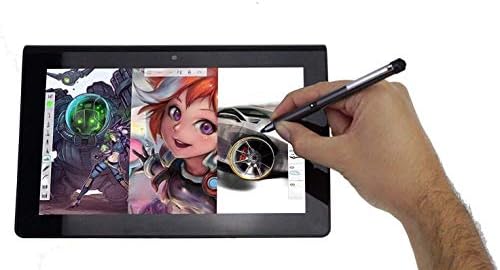 Bronel crna fina tačana digitalna aktivna olovka za stylus - kompatibilna sa Asus Vivobook S S513EA-BQ516T laptop