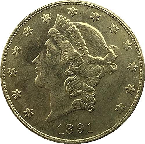Komemorativni obrtni zanati sa 1891p kovane kovanice Spoljni komemorativni kolibi Kolekcionari kućni dekoracija zanata Suvenir Poklon