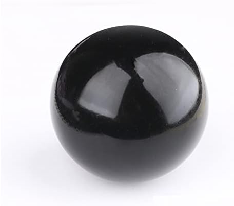 Veličina 30-100mm Prirodni polirani Crni obsidian Crystal Ball Početna Dekor ukrasi 1pcs Baoding Ball Polume dragocjeni kamen Jade