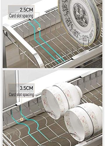 Fehun sudoperi, kuhinjska polica, jedan sloj 201 nehrđajući čelik sudoper odvodni stalak za odvod