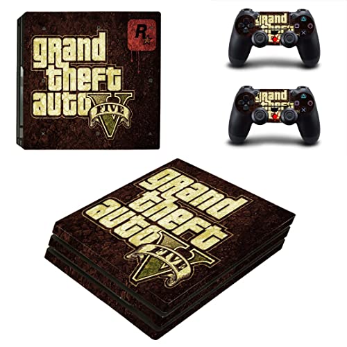 Za PS4 SLIM - Game Grand GTA krađe i Auto PS4 ili PS5 kože naljepnica za PlayStation 4 ili 5 konzole i kontroleri Decal Vinyl DUC-5681