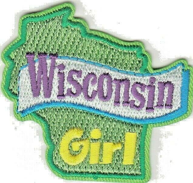 Wisconsin Girl Gvožđe na zakrpama Southwest State forme Riječi iz kašnjenja