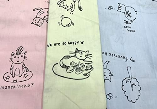 AMORNPHAN pastelne boje mačke Mačić mjau životinjski Crtić štampana pamučna tkanina za prošivanje za Patchwork ručni rad uradi