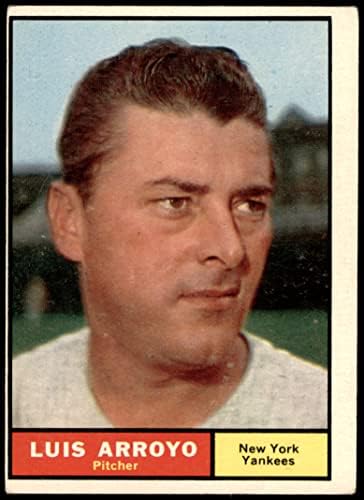 1961 FAPPS 142 Luis Arroyo New York Yankees VG Yankees