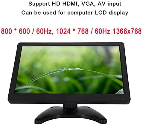ASHATA 11,6 inča 16:9 LED Monitor, HDMI multifunkcionalni Monitor,Ultra tanak Monitor, Video Audio VGA, Visoka rezolucija, podrška