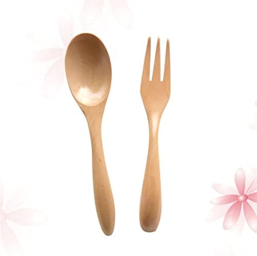 Bestonzon style Spoons pribor Posuđe kancelarijski drveni pribor za jelo kampovanje i komplet japanski putni piknik ili kašika za