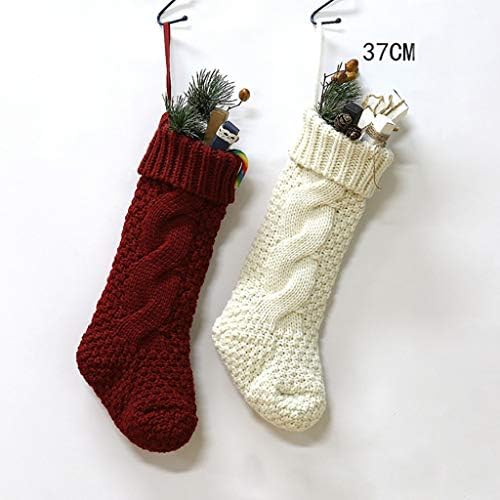Dbylxmn kontejner Wheels Crochet Tree Holiday pleteni dekor čarapa Božić visi Ornament zaliha Housekeeping & amp ;Organizatori deke