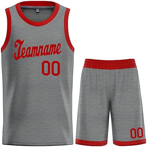Prilagođeni muški Omladinski košarkaški dres Shorts uniforma 90-ih Hip Hop prošivena ili štampana sportska odjeća s imenom