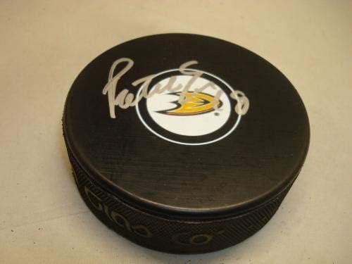 Patrick Eaves potpisao Anaheim Ducks Hockey Puck sa autogramom 1A-autogramom NHL Paks