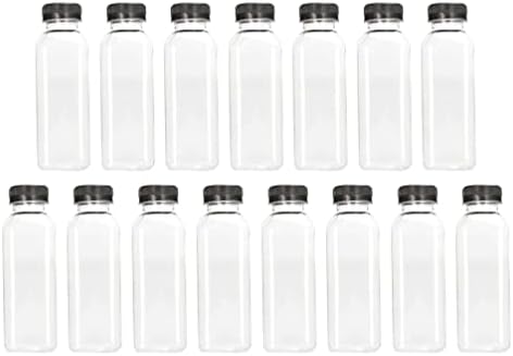 Prevent za povratak hodnila prazne boce Clear Kontejneri: 15pcs 350ml Plastična bočica za mlijeko Clear Bevere Kontejneri za višekratnu