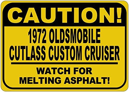 1972 72 Oldsmobile Cutlass Custor Cruiser OPREZ Mjesto za topljenje - 12 x 18 inča