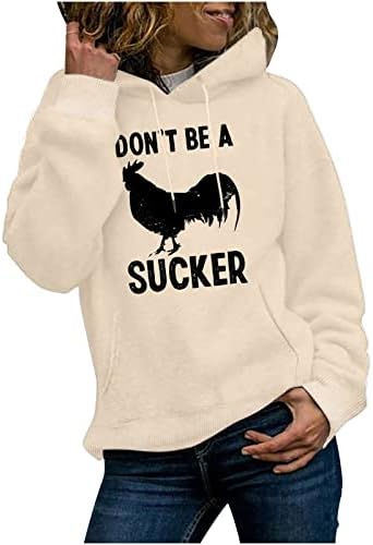 Ne budite sisani smiješni duksevi za žene 2023 modni pulover s kapuljačom s dugim rukavima, pulover s kapuljačom