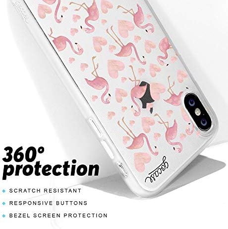 Gocase Love & Travel Case kompatibilan sa iPhone 8 prozirni sa silikonskim prozirnim TPU zaštitnom futrolom otporan na ogrebotine otporne na mirišku futrolu za putovanja
