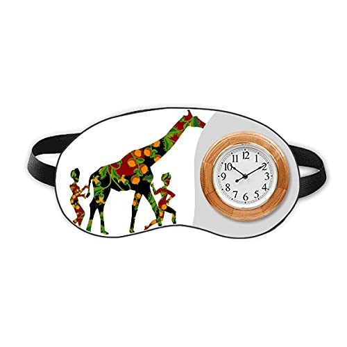 Afričke Aboridžinske Žene LadyGiraffe Sleep Eye Head Clock Travel Shade Cover