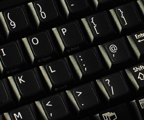 Bosanski netransparentna naljepnica tastature na crnoj pozadini