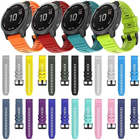 IRJFP 26 22mm Quick Fit traka za sat za Garmin Fenix 7 7x 6X 6Pro sat silikonska easy Fit traka za zglob za Fenix 5x 5 3 3HR 935 945