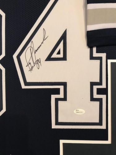 Jay Novecek Autografirani prilagođeni uokviriv Dallas Cowboys dres JSA svjedokom COA-e