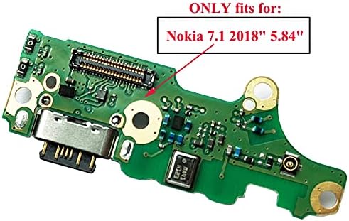 Ubrokeifixit za Nokia 7.1 2018 USB punjač priključak za punjenje priključna ploča za zamjenu Flex kabla za Nokia 7.1 2018 5.84 TA-1085