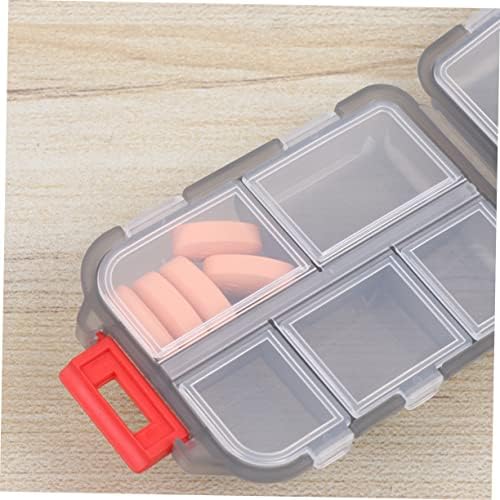 INOOMP kutija putni kontejner za lijekove kutija za organizatore lijekova Mini kutija za pilule dnevni kontejneri za lijekove Sorter