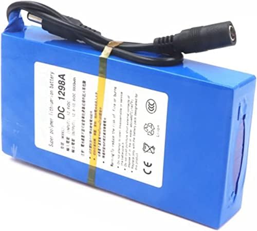 WOGQX 12V 9.8 AH polimerna litijumska baterija punjiva Li polimerna-jonska baterija sa 2A punjačem za zvučnike LED svjetlosne trake