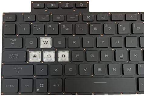 Siakocty Laptop zamjena američki raspored šareno pozadinsko osvjetljenje tastatura za ASUS TUF Dash F15 Air FX516P FX516 FA516 6051B1444801